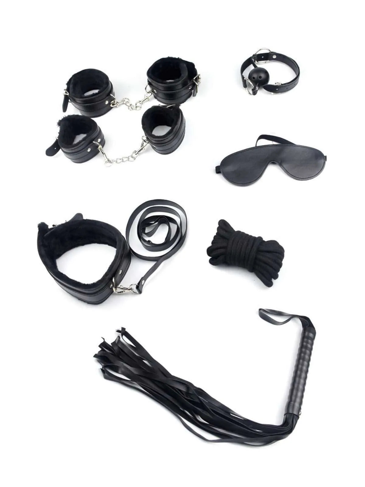 Sex Toys – Premium 8-Piece BDSM Bondage Kit India | Couples Restraint Set