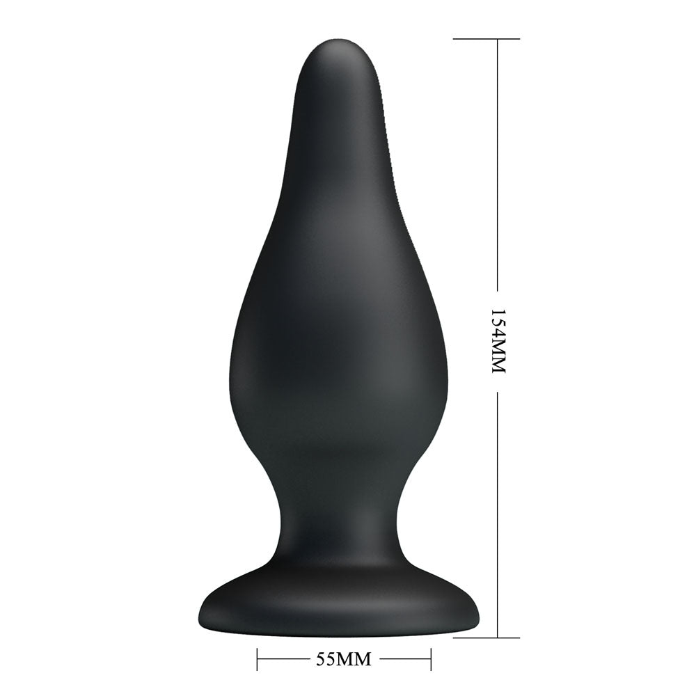 Party Up Jeremy Butt Plug - Black
