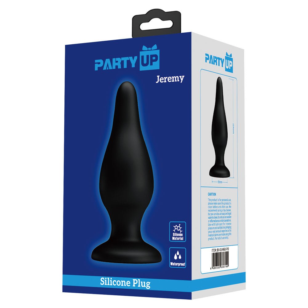 Party Up Jeremy Butt Plug - Black