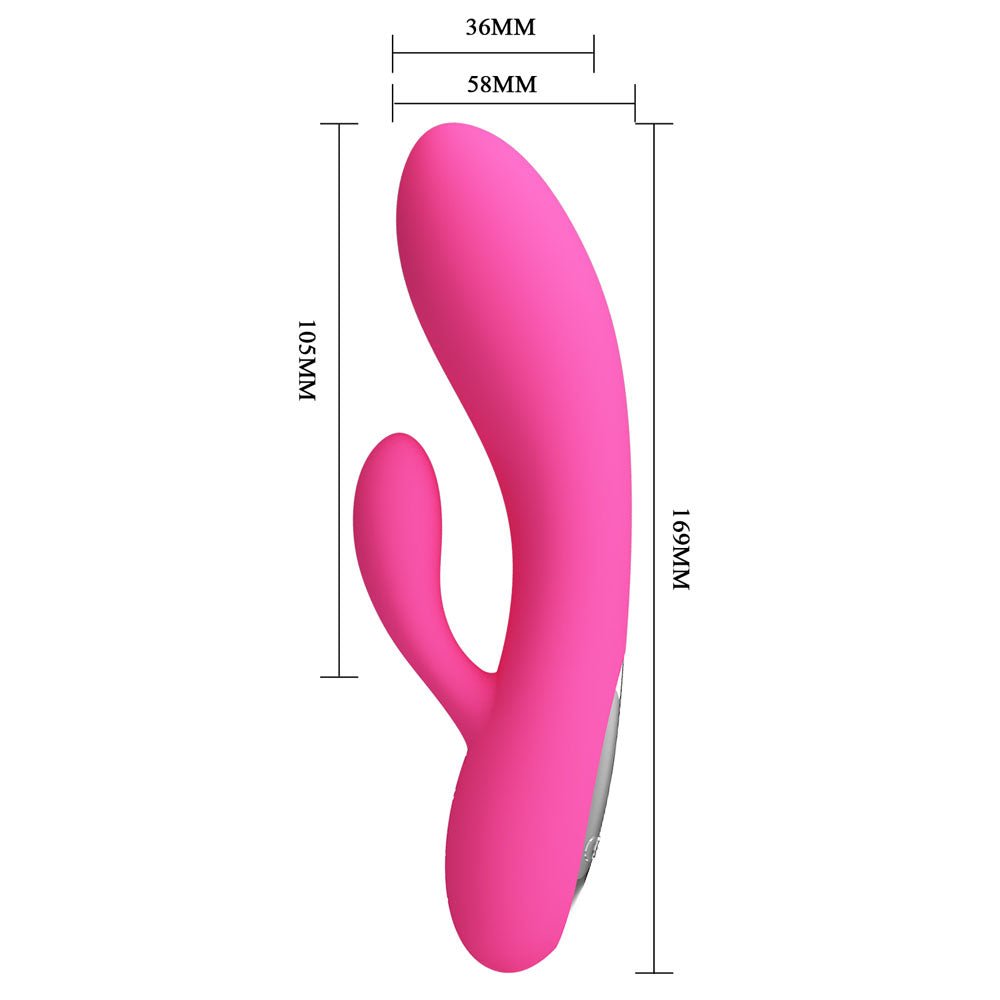 Party Up Clare Flexible Rabbit Vibrator - Pink