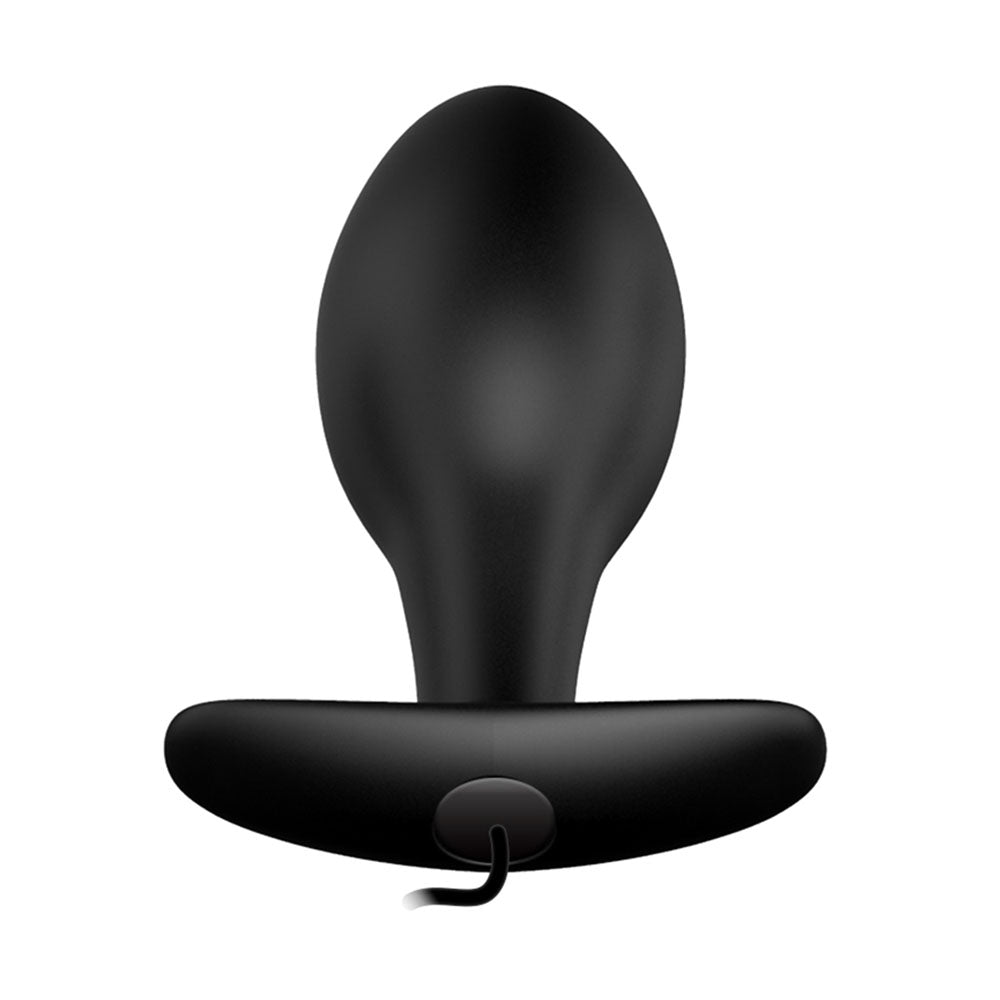 Party Up Jason Vibrating Anal Plug with Remote Control - Black