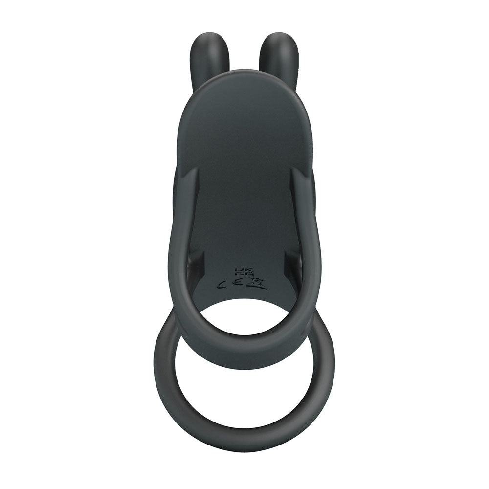 Party Up Mark Vibrating Penis Sleeve - Black
