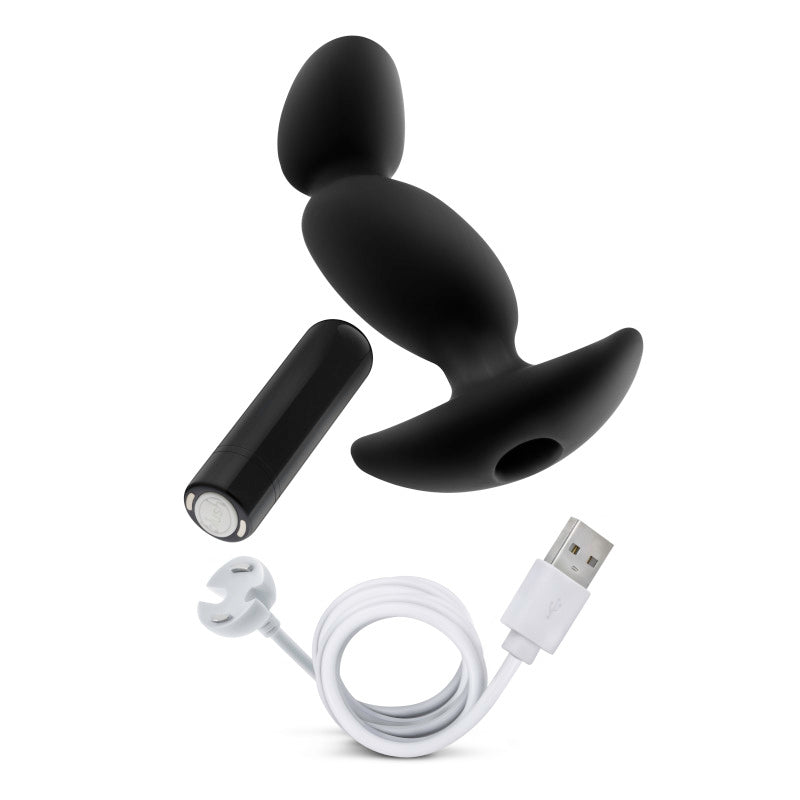 Anal Adventures Platinum Black Vibrating Prostate Massager 04