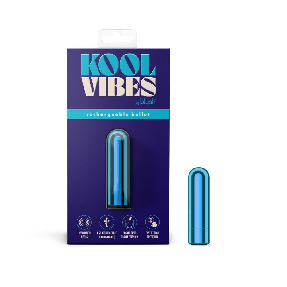 Kool Vibes - Mini Bullet Vibrator - Blueberry