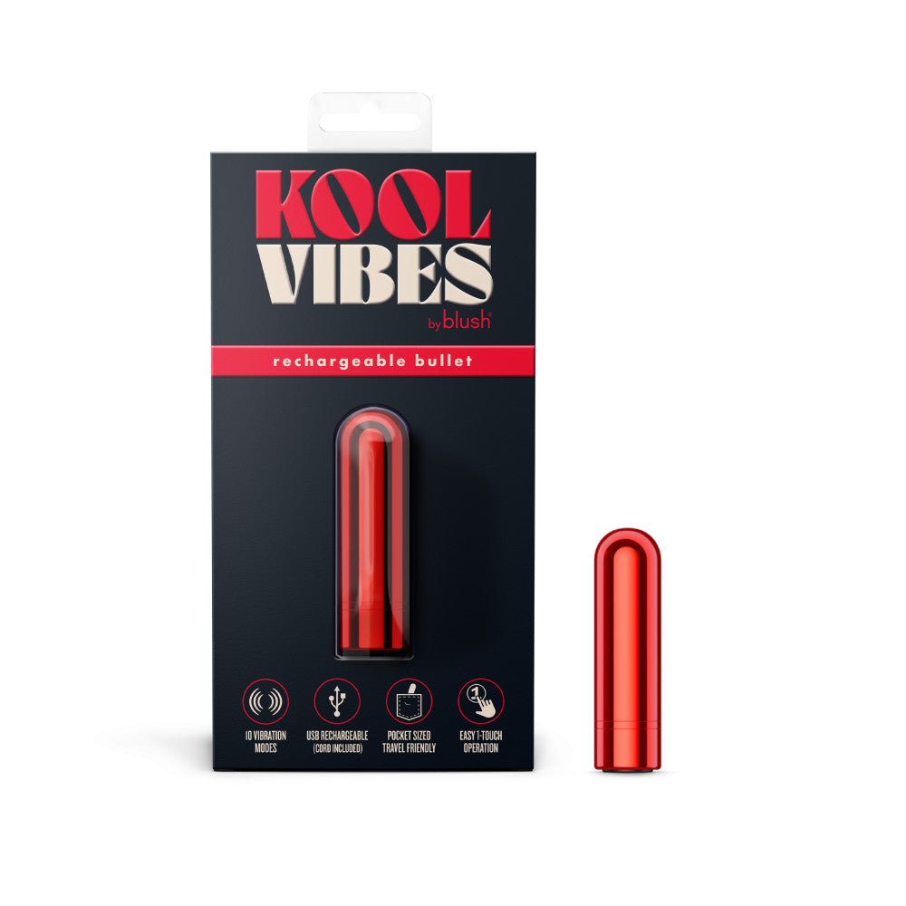Kool Vibes - Mini Bullet Vibrator  - Cherry
