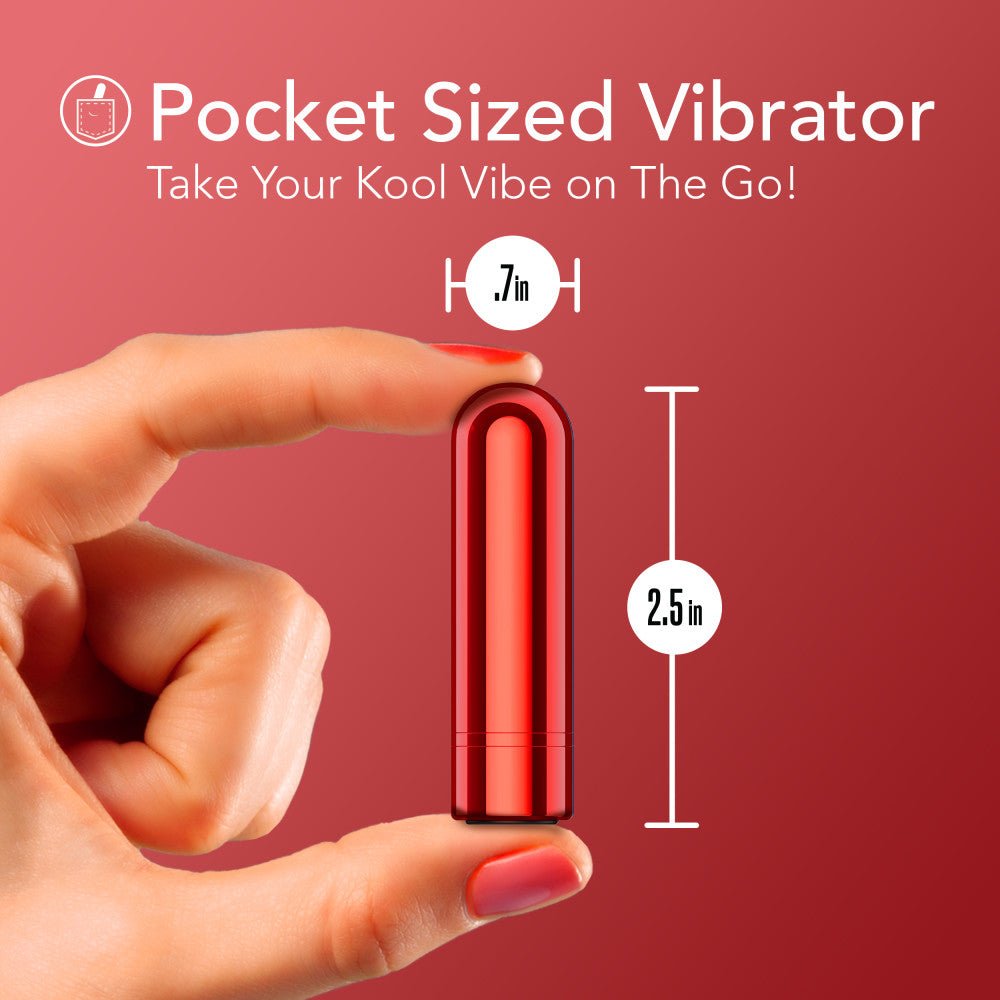 Kool Vibes - Mini Bullet Vibrator  - Cherry