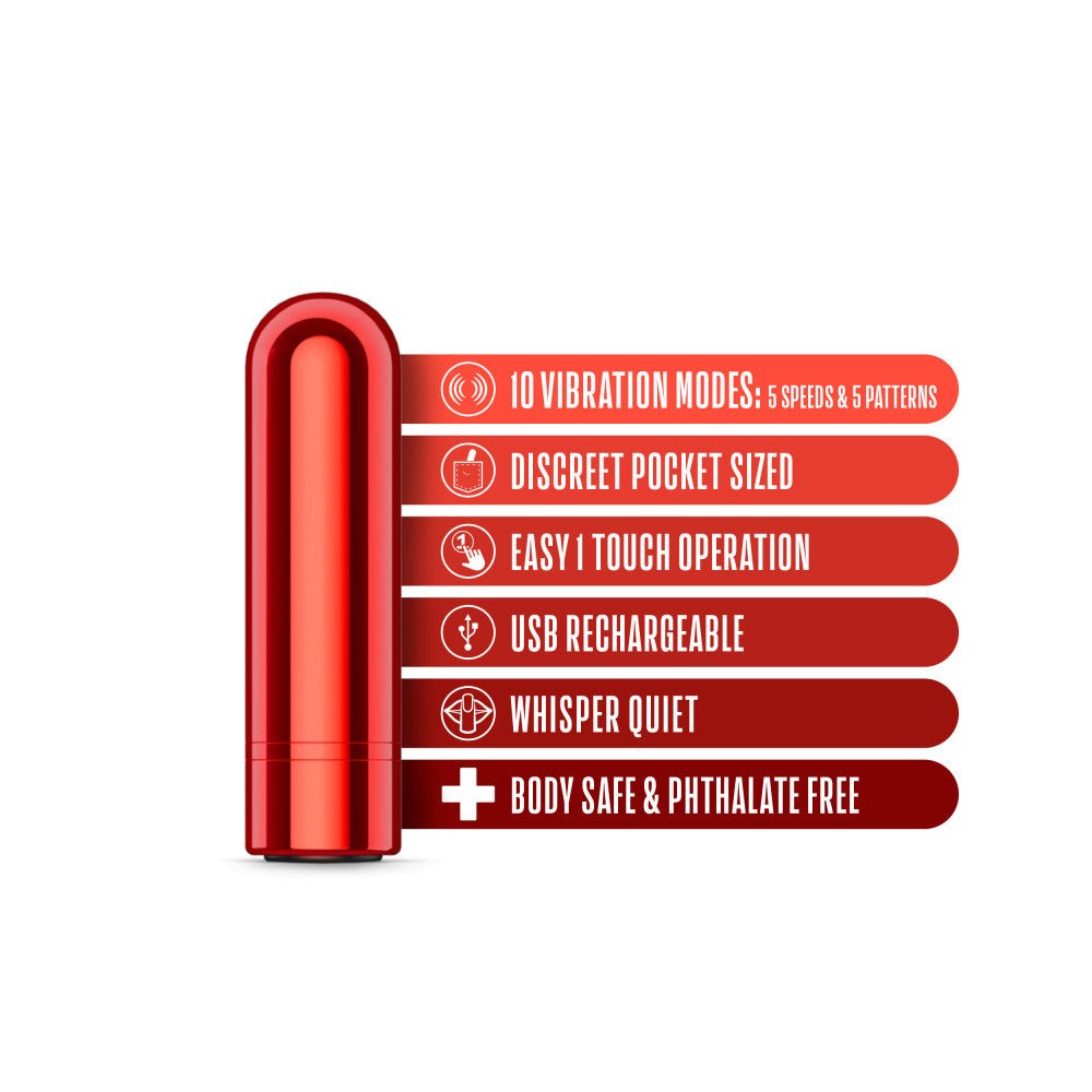 Kool Vibes - Mini Bullet Vibrator  - Cherry