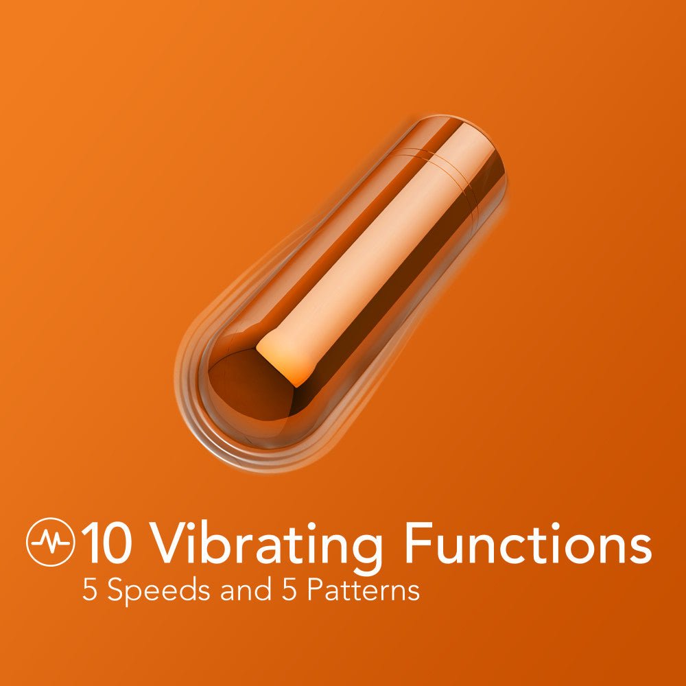 Kool Vibes - Mini Bullet Vibrator - Tangerine