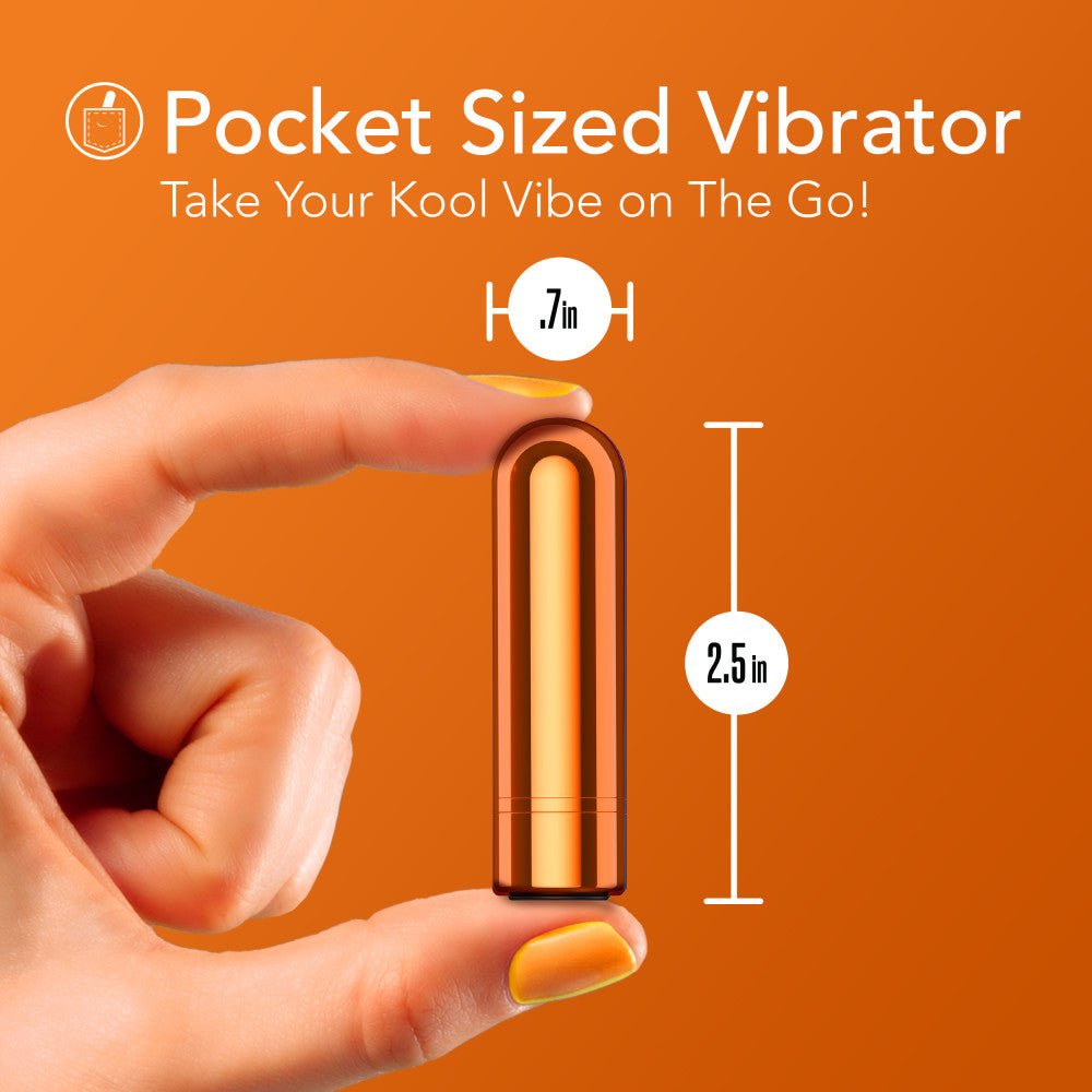Kool Vibes - Mini Bullet Vibrator - Tangerine