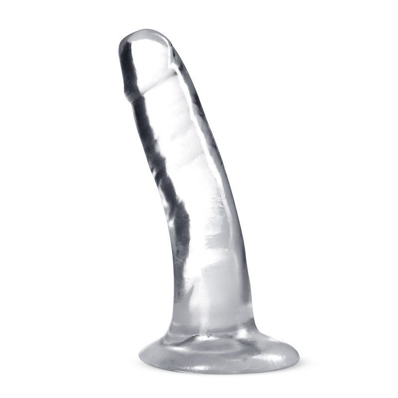 B Yours Plus Hard N Happy 5.5 Inch Dong - Clear