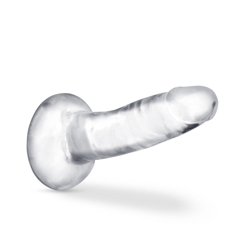 B Yours Plus Hard N Happy 5.5 Inch Dong - Clear