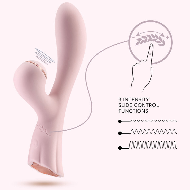 Lush Isabelle - Vibrator with Air Pulse - Pink