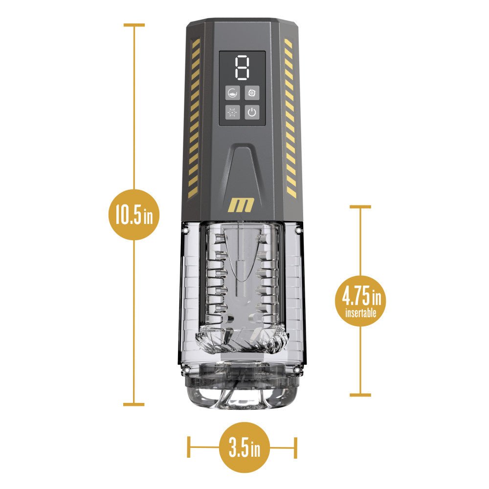 M For Men - SpinMaster Pro - Vibrating & Rotating Auto Stroker