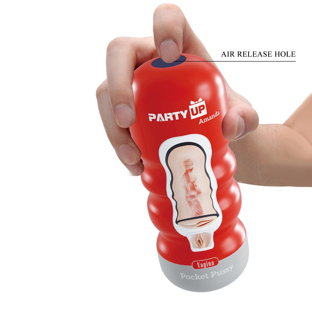 Party Up Amanda Vagina Pocket Pussy - Flesh