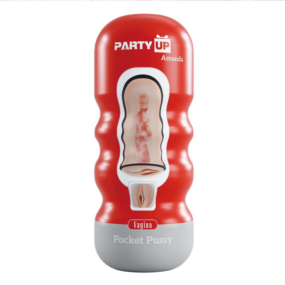 Party Up Amanda Vagina Pocket Pussy - Flesh
