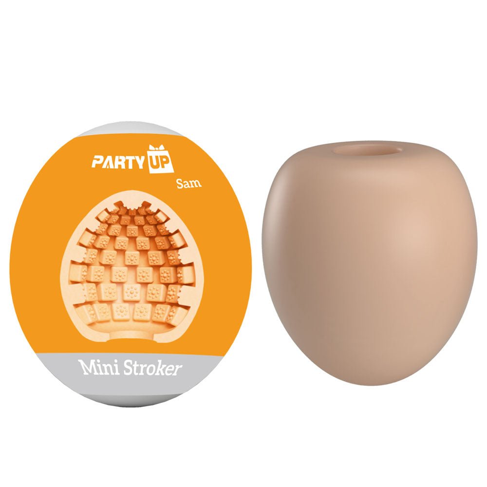 Party Up Sam Mini Stroker - Flesh