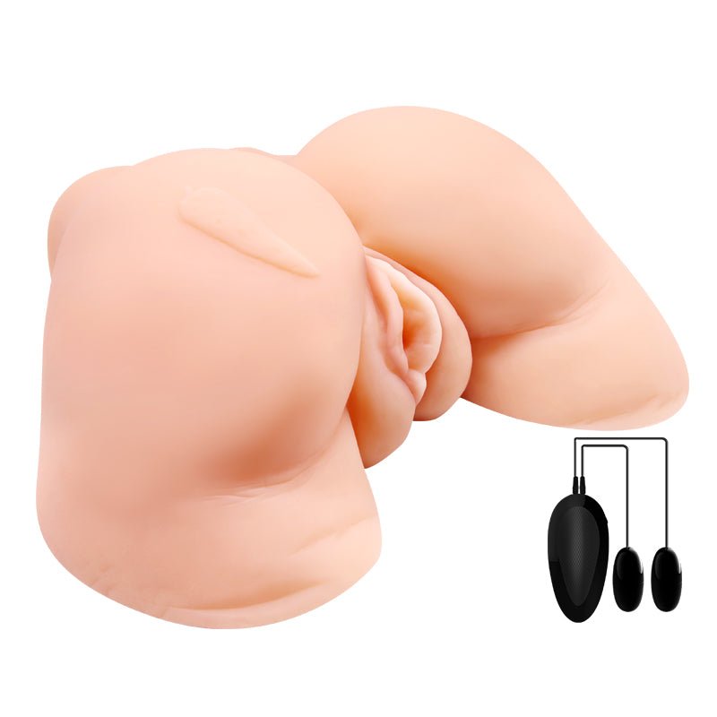 Crazy Bull Julie Lifelike Vibrating Doggy-Style Masturbator - Flesh