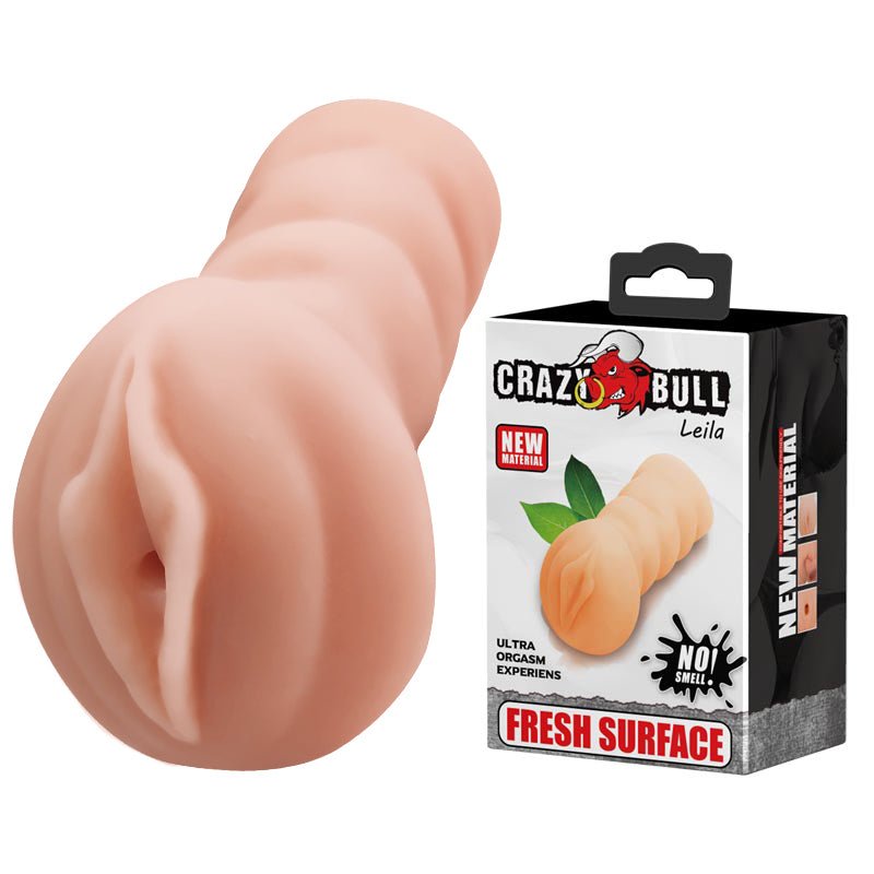 Crazy Bull Leila Realistic Pussy Stroker - Flesh