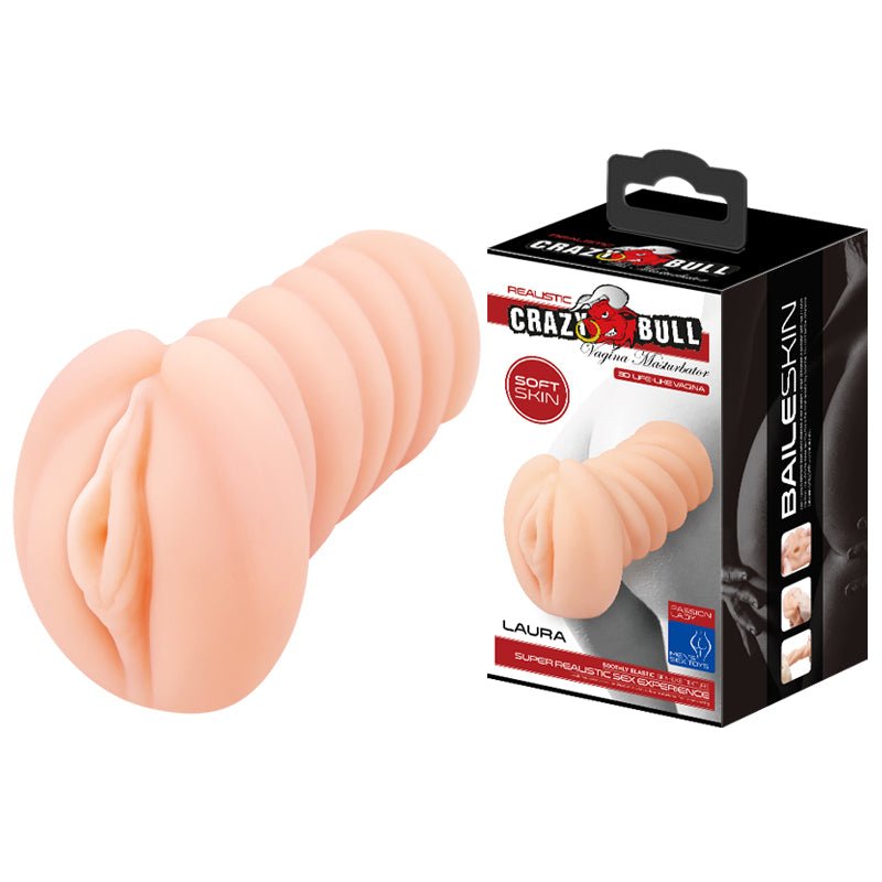 Crazy Bull Laura Lifelike Vagina Stroker - Flesh