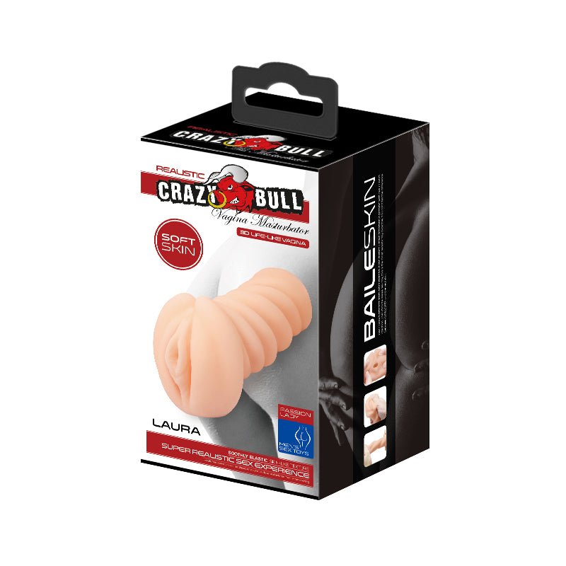 Crazy Bull Laura Lifelike Vagina Stroker - Flesh