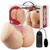 Crazy Bull Emilia Lifelike Vibrating Vagina And Ass Masturbator - Flesh