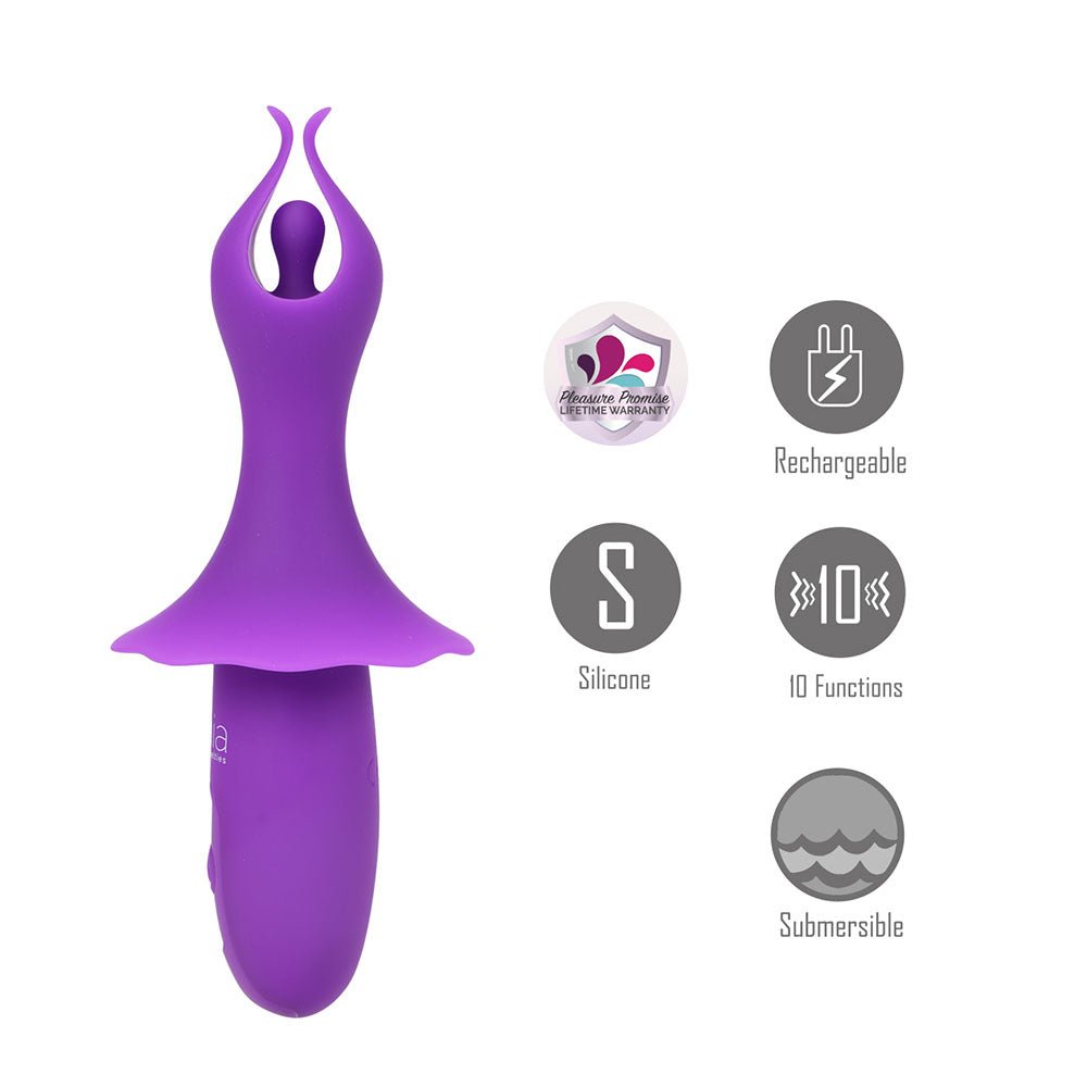 Maia Sienna Fluttering Bullet - Purple