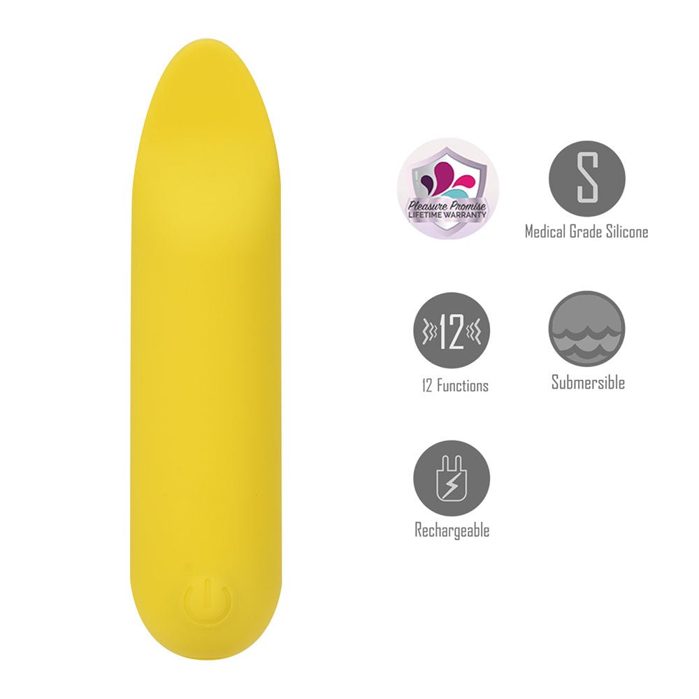 Maia Tawni Bullet with Flickering Tip - Yellow