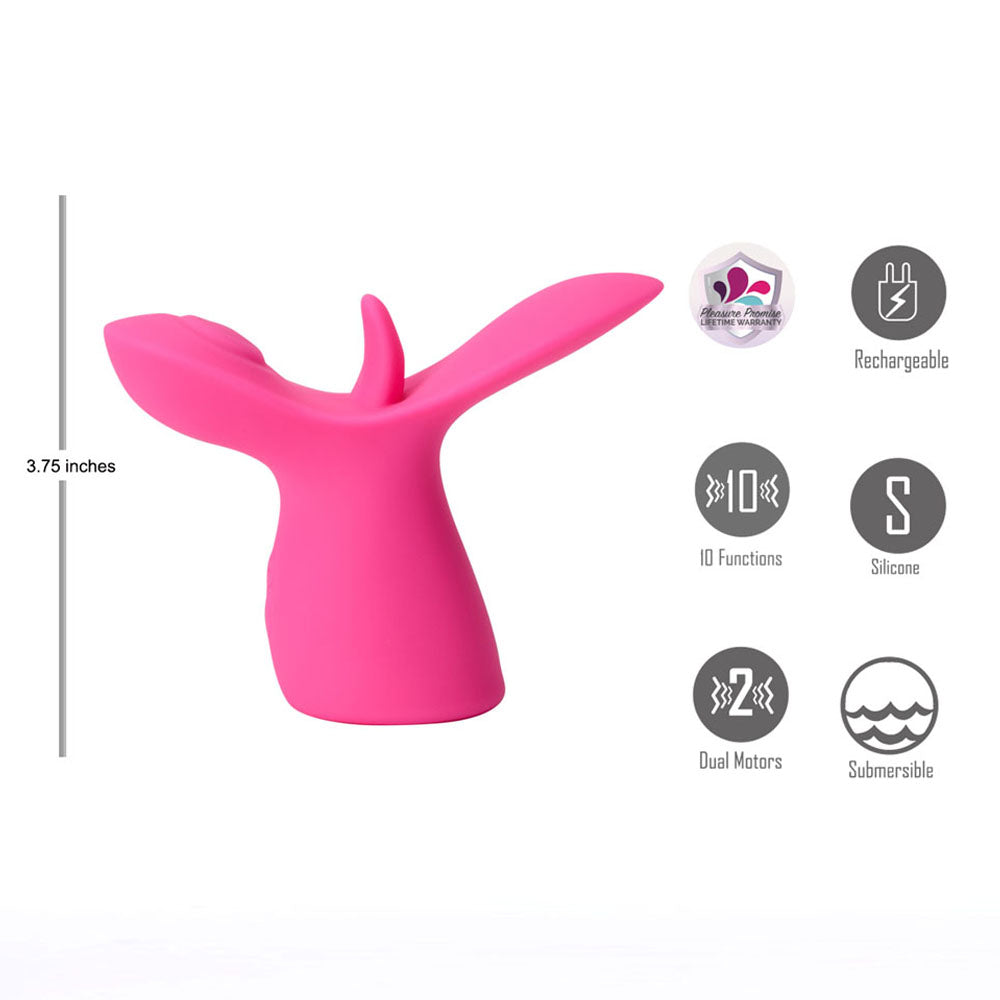 Maia Oasis Licking & Thumping Stimulator - Pink