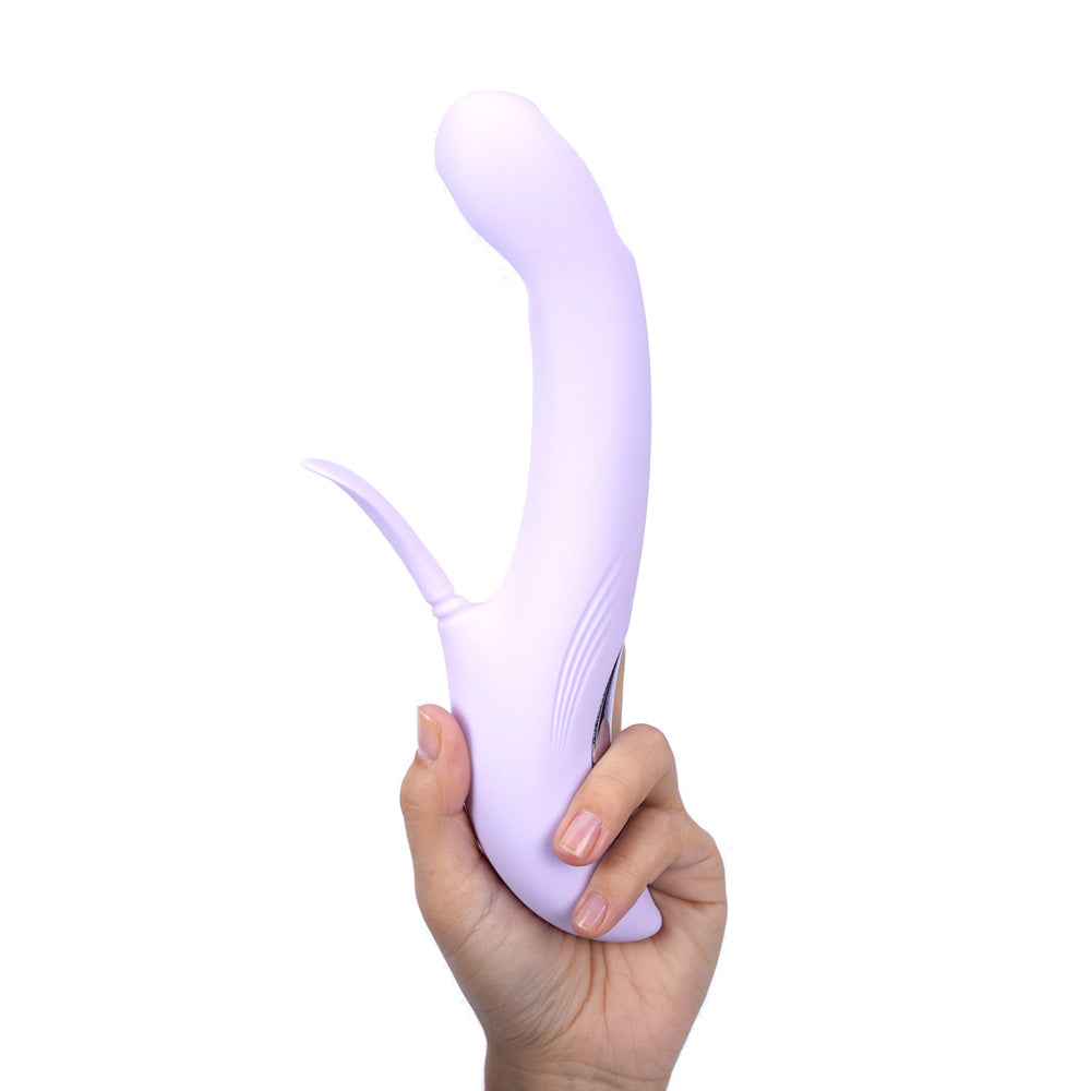 Maia Charli Flapping & Tapping Rabbit Vibrator - Lavender