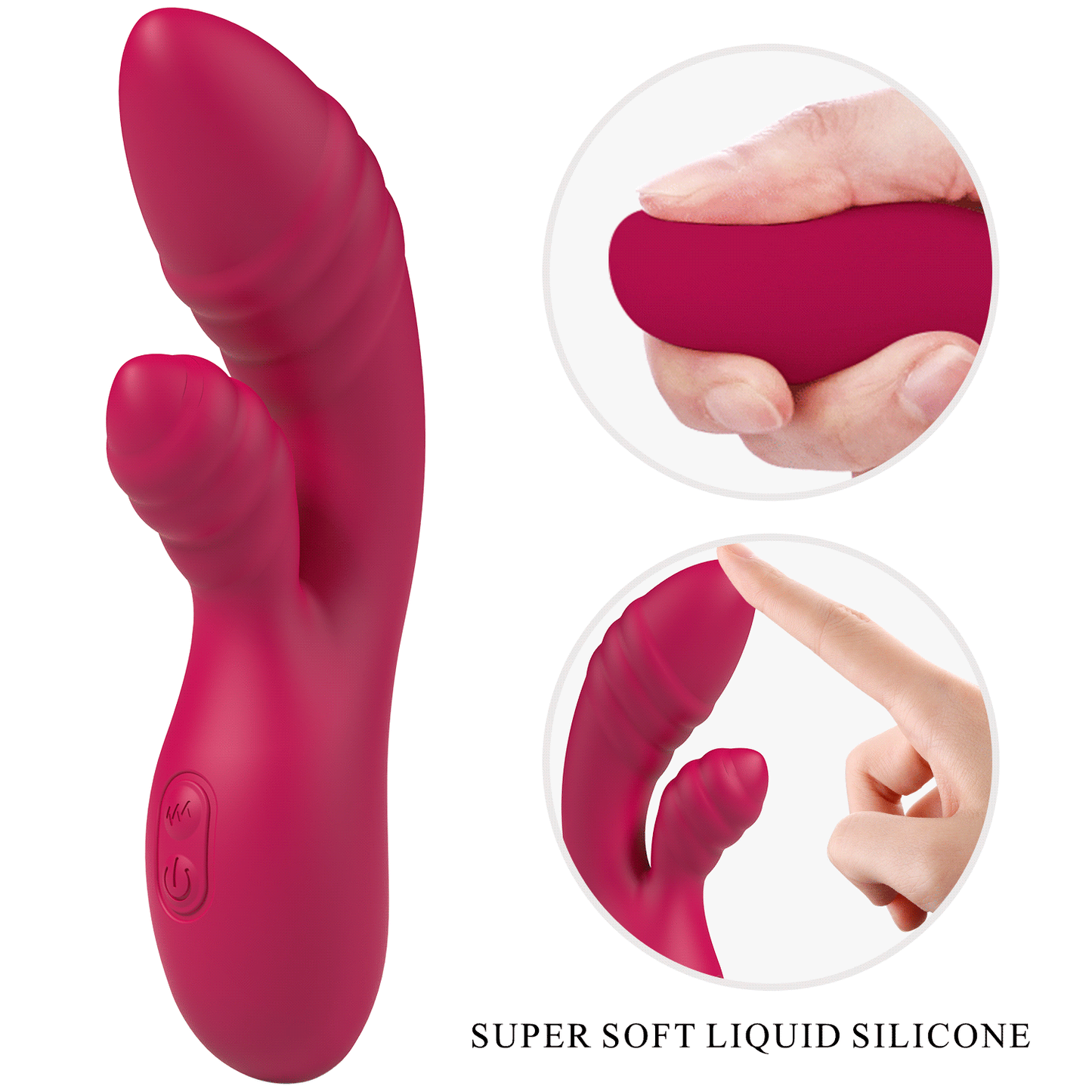 Party Up Dalida Rabbit Vibrator - Pink