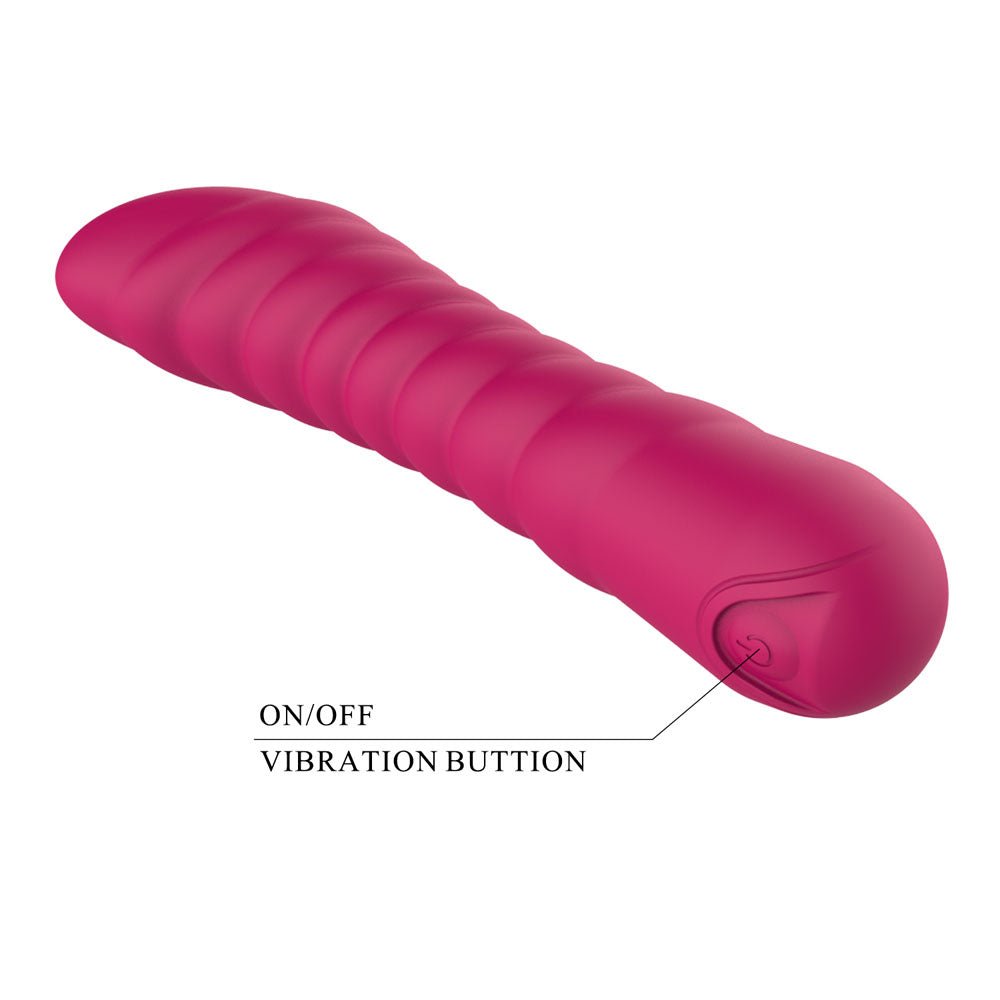 Party Up Jaylei Flexible Ribbed Vibrator - Pink