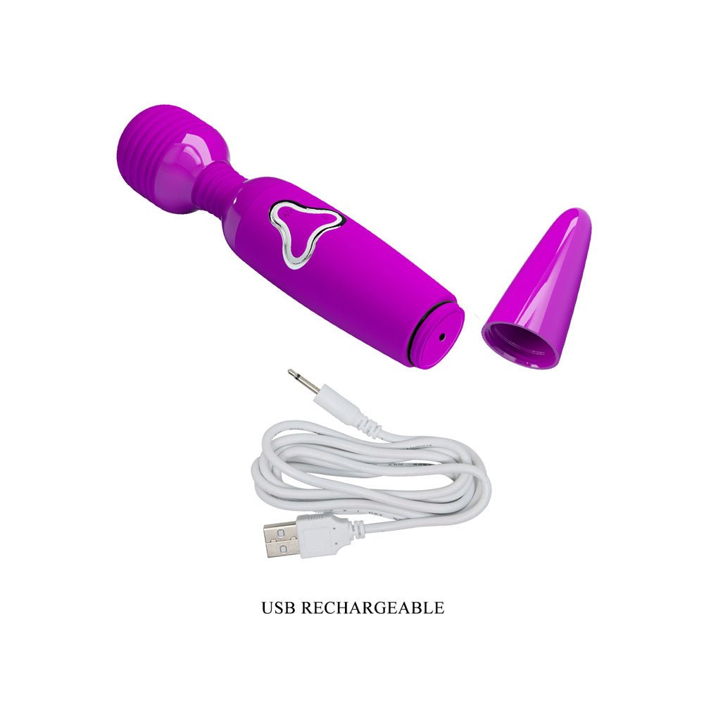 Party Up Bruce 25cm Massage Wand - Pink