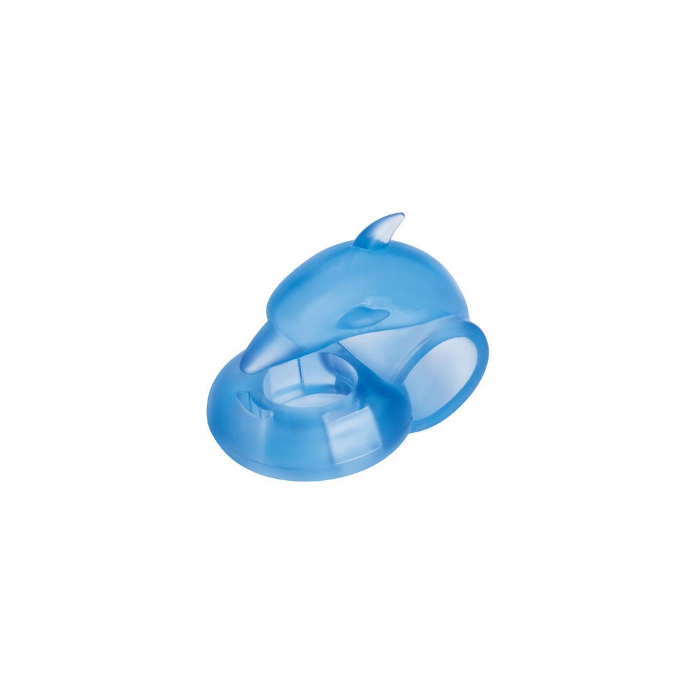 Bodywand Vibrating Dancing Dolphin Ring - Blue