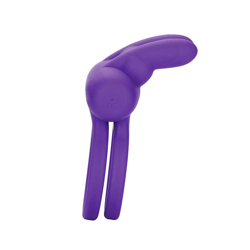 Adam & Eve Rockin' Rabbit - Cock & Balls Ring - Purple