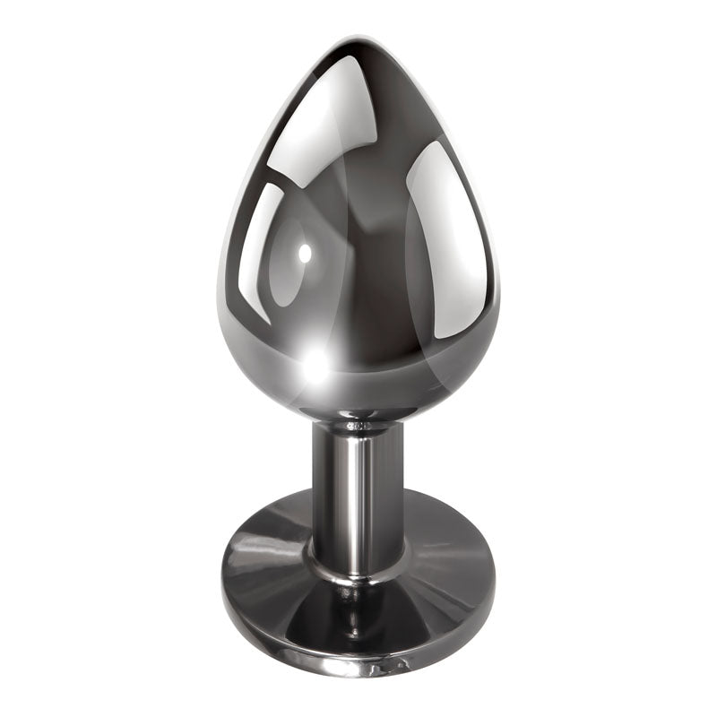 Evolved Black Gem Medium Metallic Anal Plug