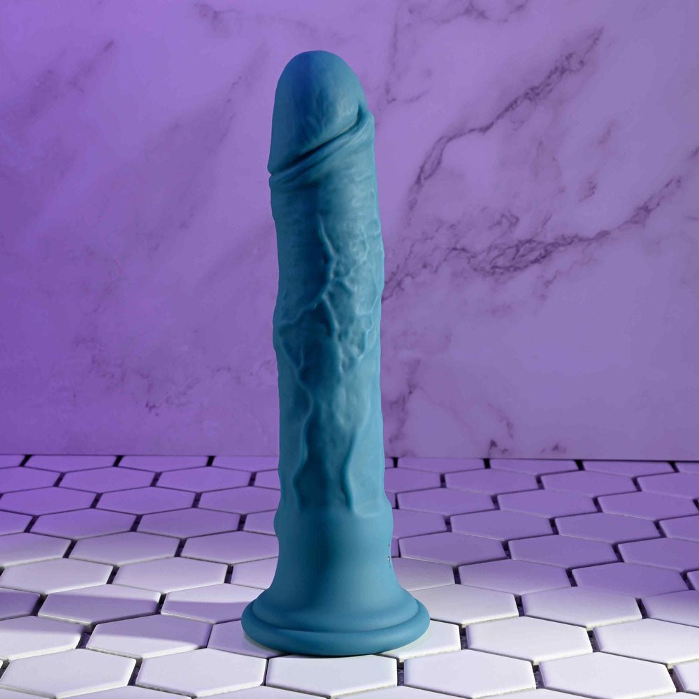 Evolved Tsumami - Vibrating Dong With Remote Control - Blue
