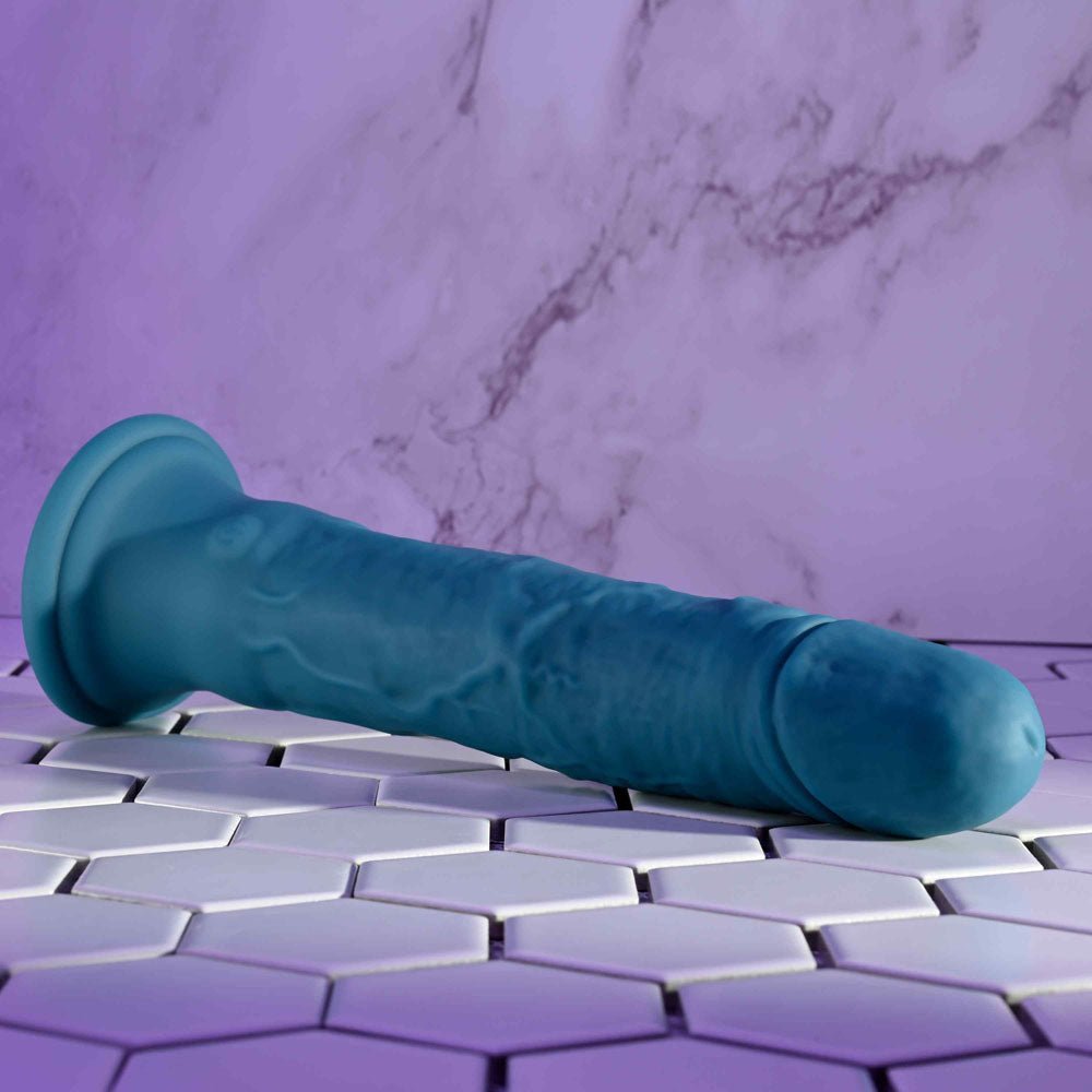 Evolved Tsumami - Vibrating Dong With Remote Control - Blue