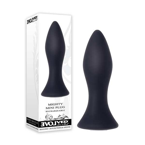 Evolved Mighty Mini Rechargeable Butt Plug -  Black