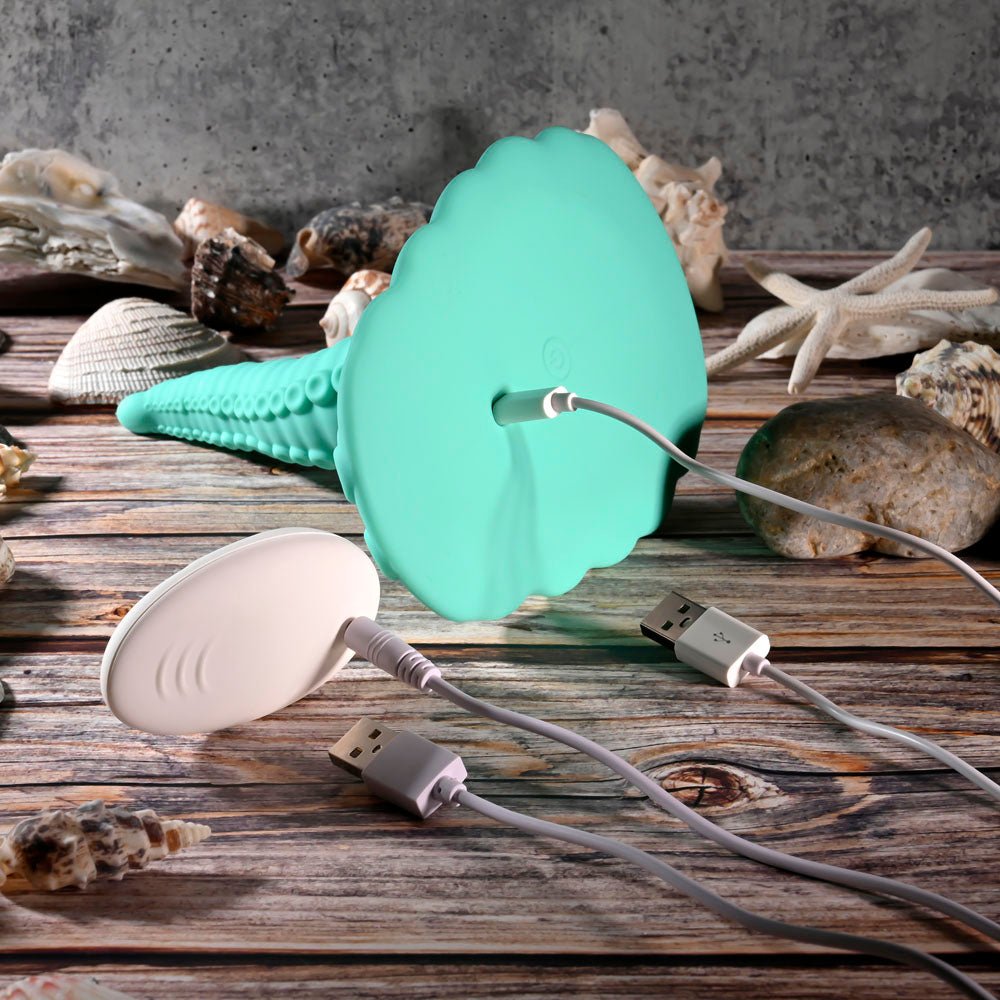 Evolved Tentacle Fantasy Grinder Pad with Remote - Green