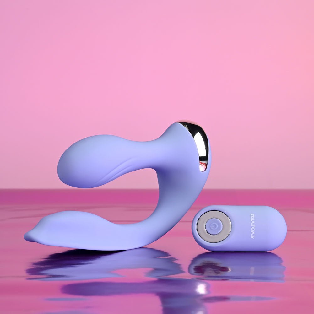 Evolved Every Way Play - Rabbit Vibrator with Remote Control - Purple