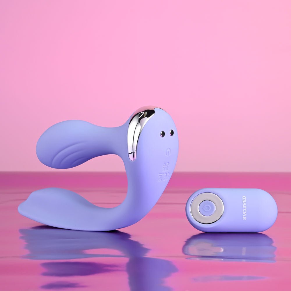 Evolved Every Way Play - Rabbit Vibrator with Remote Control - Purple