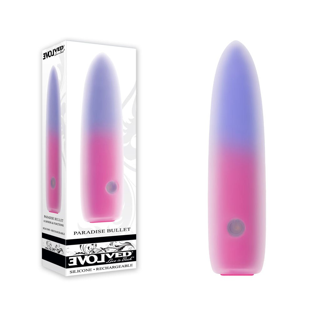 Evolved Paradise Bullet Vibrator - Pink/Purple