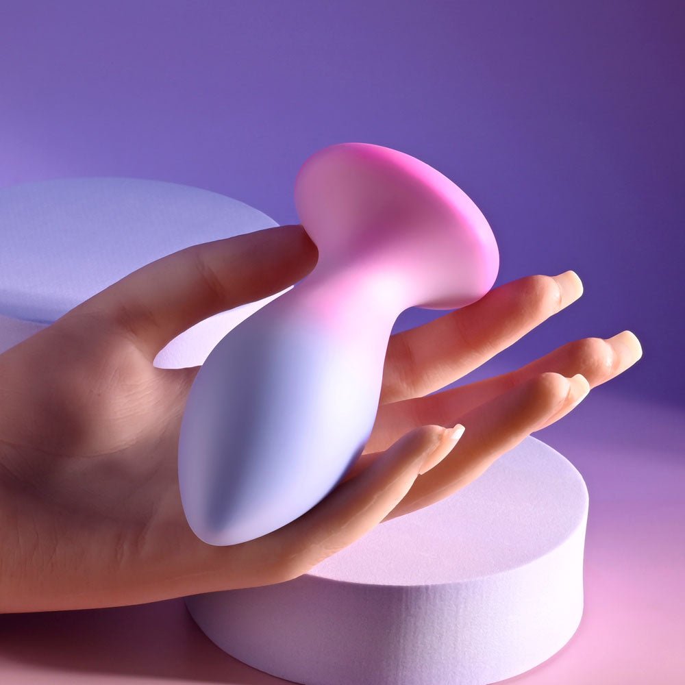 Evolved Paradise Plug - Vibrating Butt Plug with Remote Control - Pink/Purple