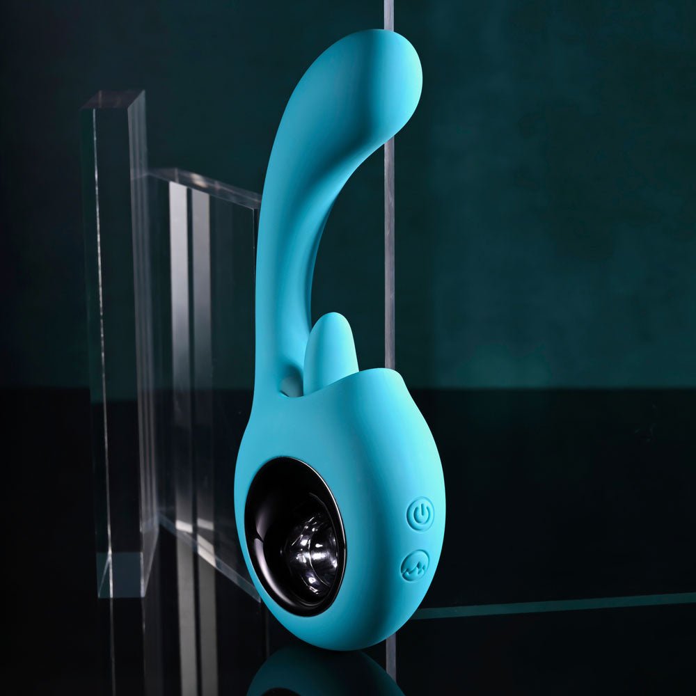 Evolved How Many Licks  - Flicking Vibrator - Blue