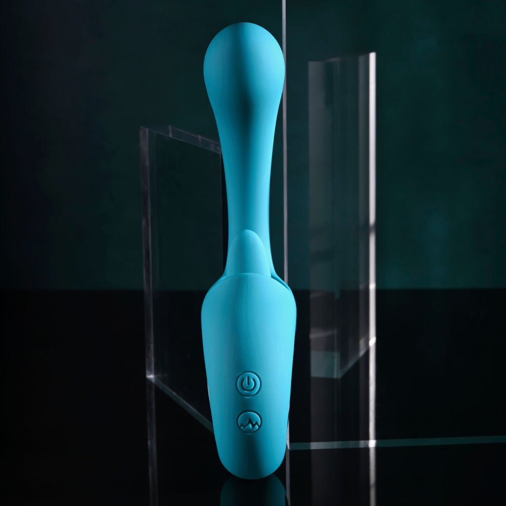 Evolved How Many Licks  - Flicking Vibrator - Blue