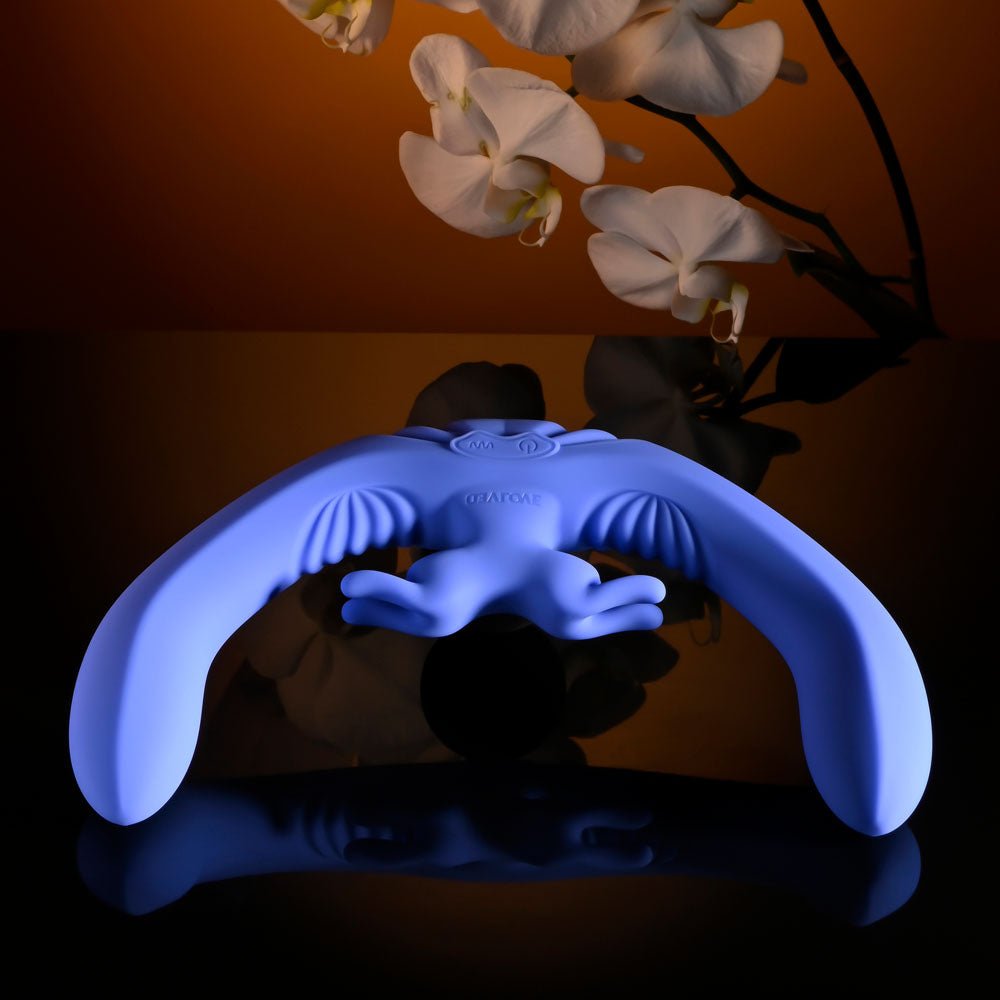 Evolved Lovebirds Double Ended Rabbit Vibrator with Remote - Purple