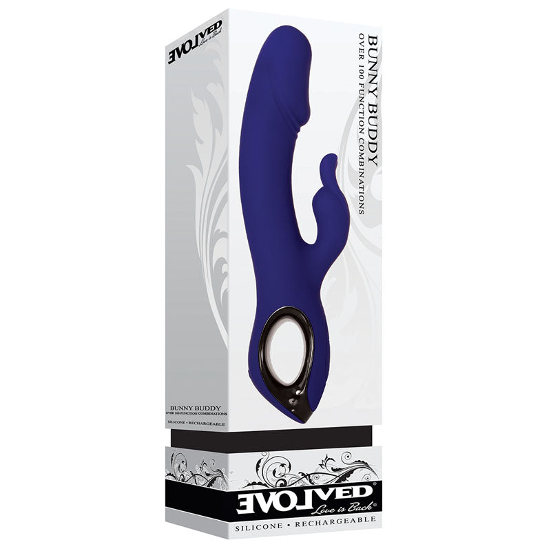 Evolved Bunny Buddy Rabbit Vibrator - Blue