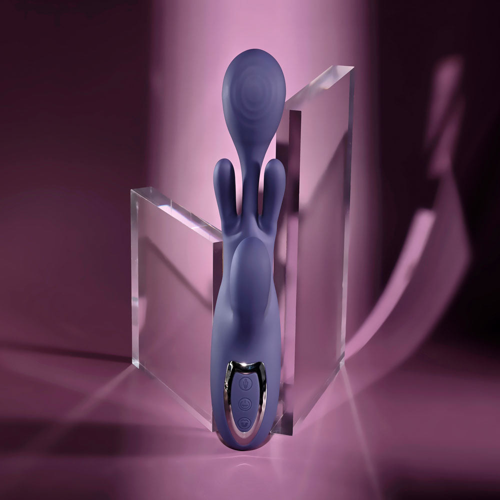 Evolved Come-Hither Rabbit Vibrator - Purple