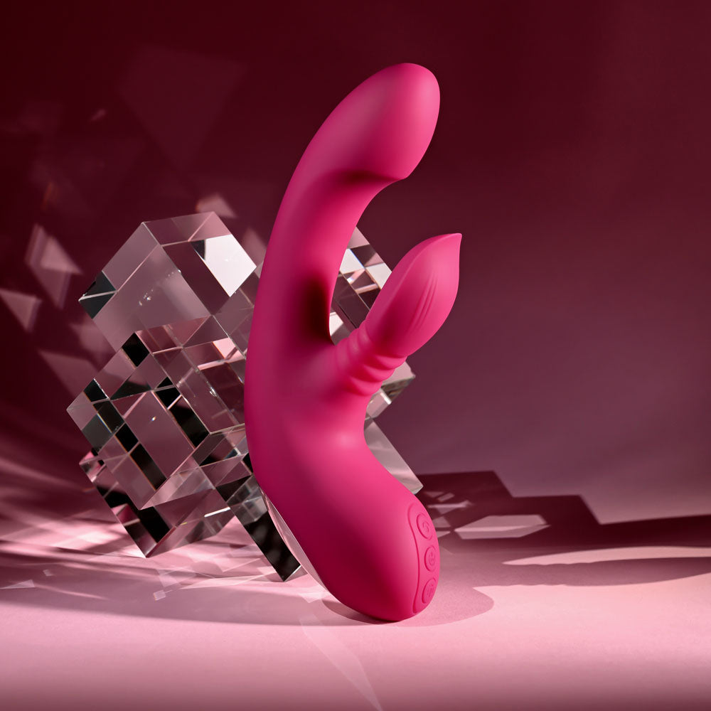 Evolved Gentle Persuasion - Pink Rechargeable Rabbit Vibrator