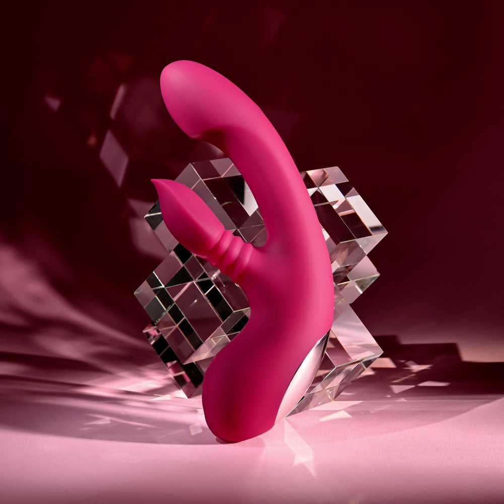 Evolved Gentle Persuasion - Pink Rechargeable Rabbit Vibrator